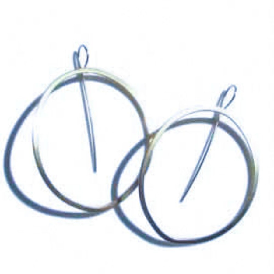 Jewelry Lisa Crowder Metal | Small Oval Hoop