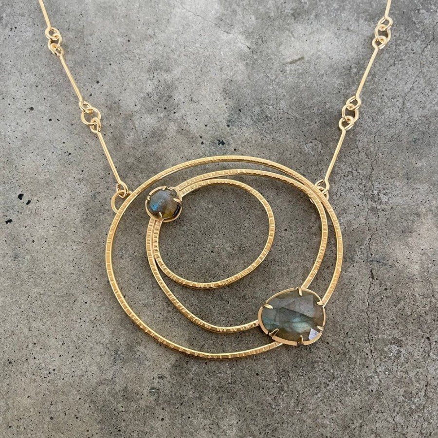 Jewelry Lisa Crowder Stone | Constellation Necklace With Labradorite