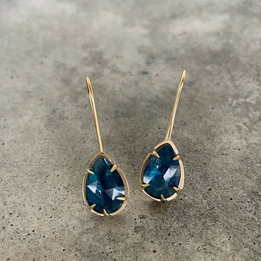 Jewelry Lisa Crowder Stone | Kyanite Teardrop Earrings