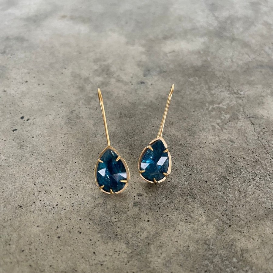 Jewelry Lisa Crowder Stone | Kyanite Teardrop Earrings