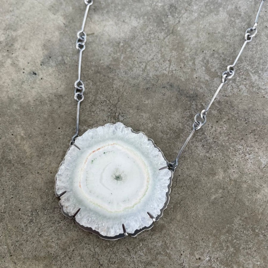 Jewelry Lisa Crowder Stone | Starburst Solar Quartz Necklace