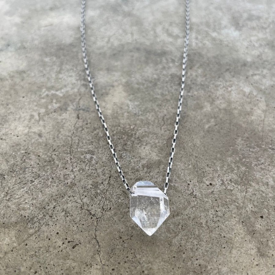 Jewelry Lisa Crowder Stone | Single Herkimer Diamond Necklace