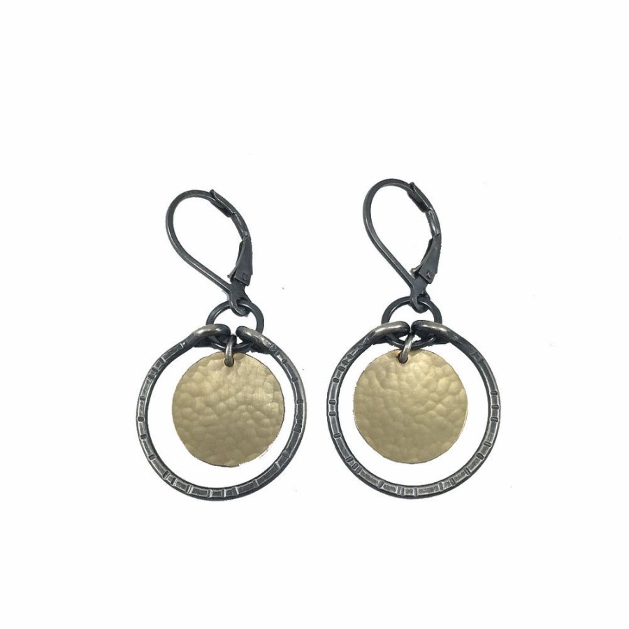 Jewelry Lisa Crowder Metal | Small Single Stirrup Earring