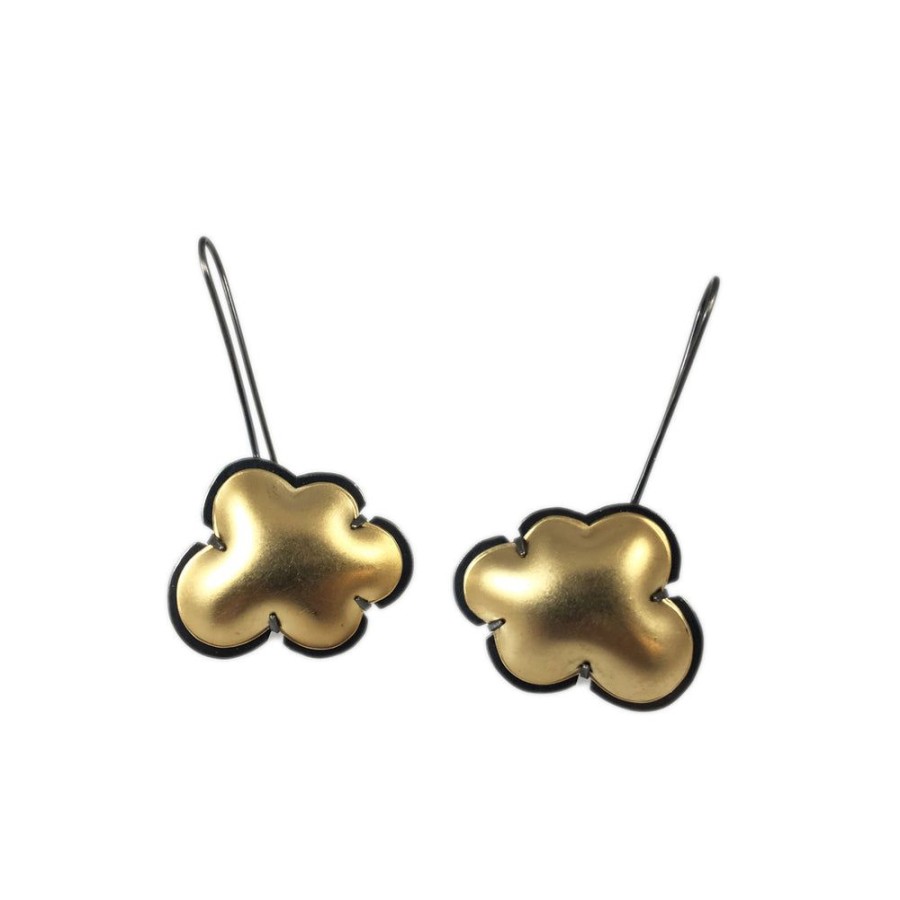 Jewelry Lisa Crowder Metal | Vermeil Cloud Earrings