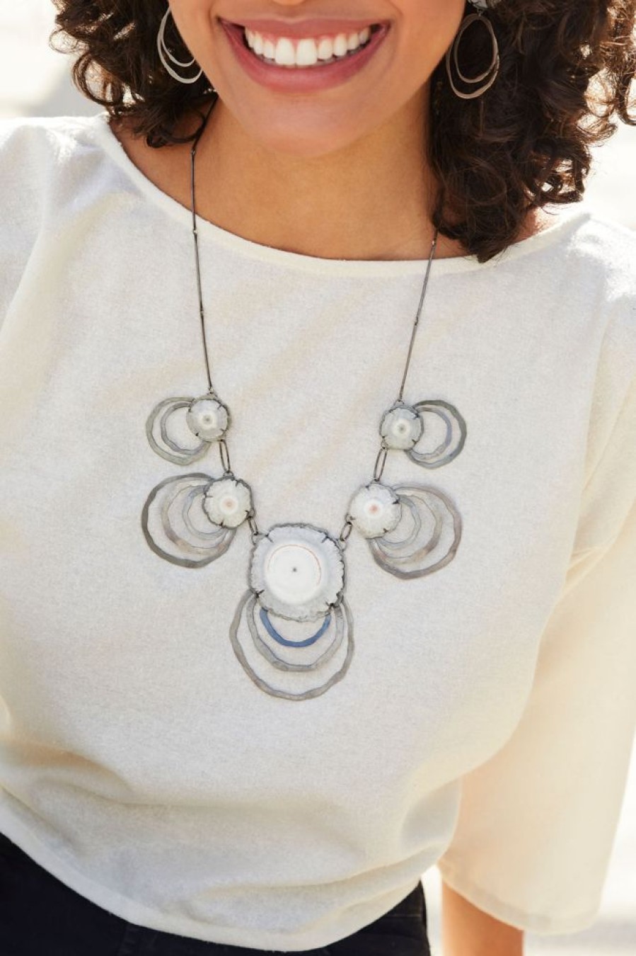 Jewelry Lisa Crowder Stone | 5 Piece Solar Quartz Rough Cut Necklace